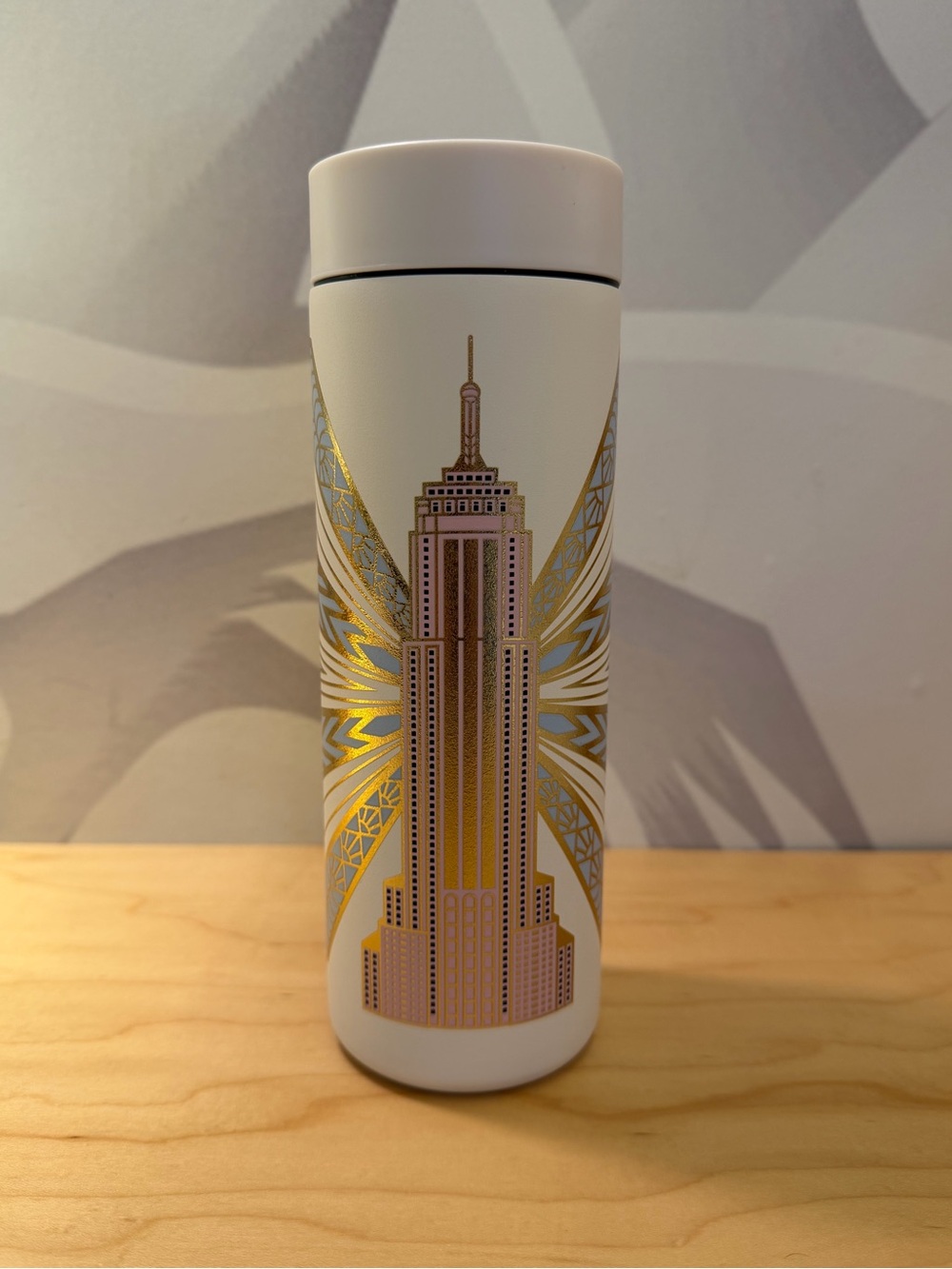 NEW STARBUCKS RESERVE LIMITED EDITION NYC EMPIRE STATE BUILDING 360 LID TUMBLER